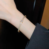 ✨ Grand Bracelet Jonc en Nacre – Élégance Naturelle au Quotidien