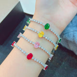 Bracelet de tennis glamour