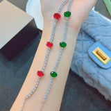Bracelet de tennis glamour