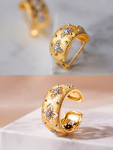Bague et Boucle d'oreille paillettes et glamour