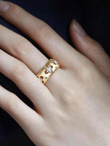 Bague et Boucle d'oreille paillettes et glamour