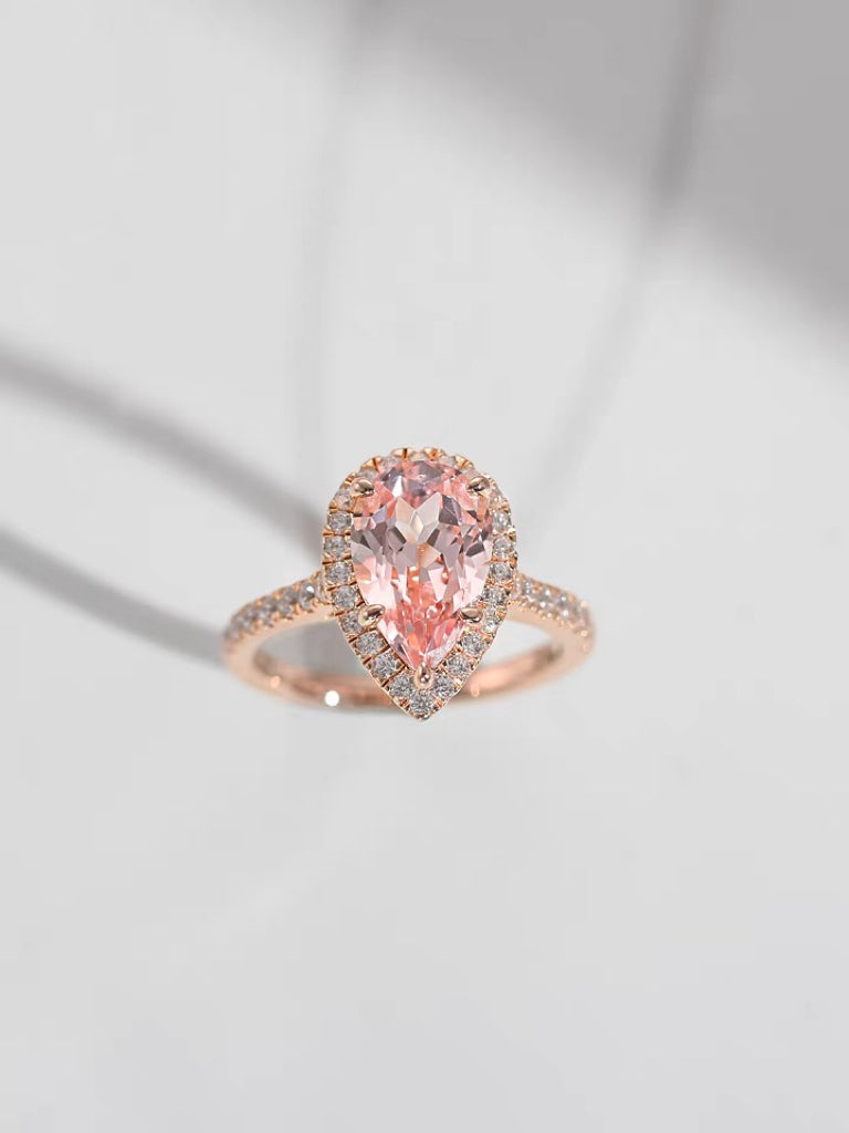 Bague Teardrop Rose