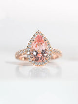 Bague Teardrop Rose