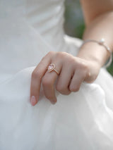 Bague Teardrop Rose