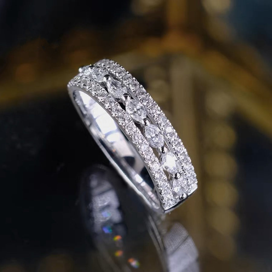 Bague Marquise.