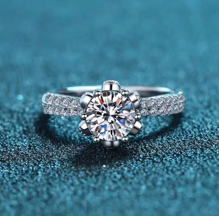 Bague Ajustable Bouton de Fleur
