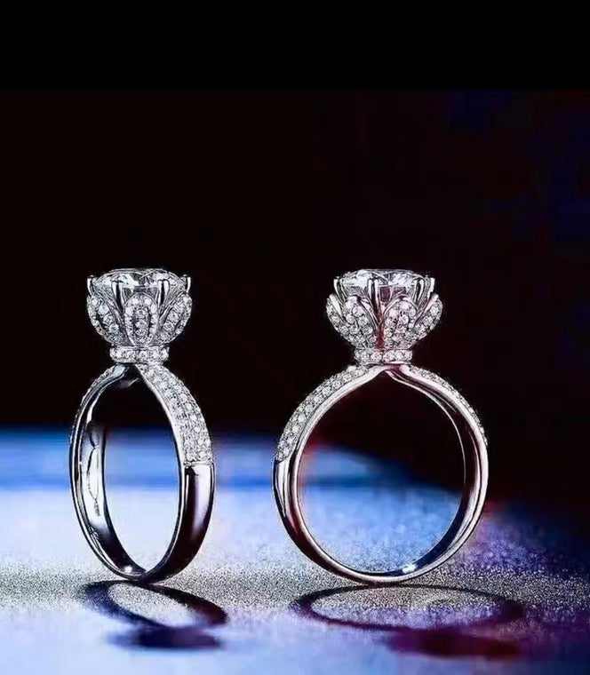 Bague Ajustable Bouton de Fleur