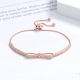 Bracelet réglable en argent infinity