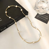 bracelet collier multicouche en perle naturelle