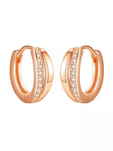 Boucles d'oreilles Rose classique
