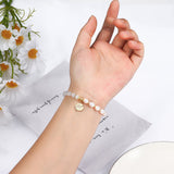 Bracelet L'œil de chat blanc
