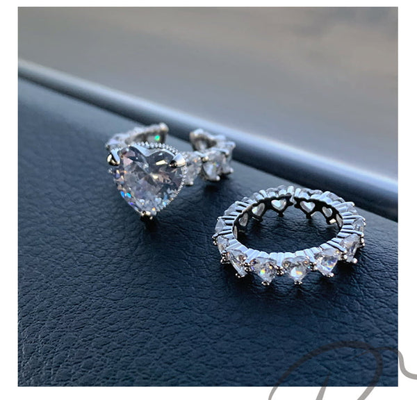 Bague cœur & love