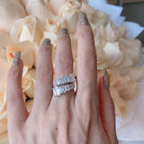 Ensemble de 2 bagues en zircon réglables !