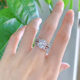 Ensemble de 2 bagues en zircon réglables !