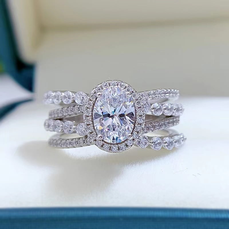 Ensemble de 2 bagues en zircon réglables !