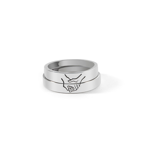 Bagues de fiançailles en argent 925 Hold my hand