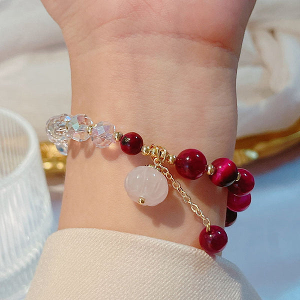Bracelet en cristal d'oeil de tigre