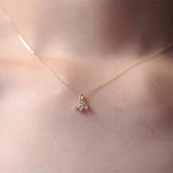 Collier mini breloque en argent 925