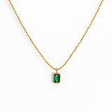 Ensemble de collier et bracelet en zircon