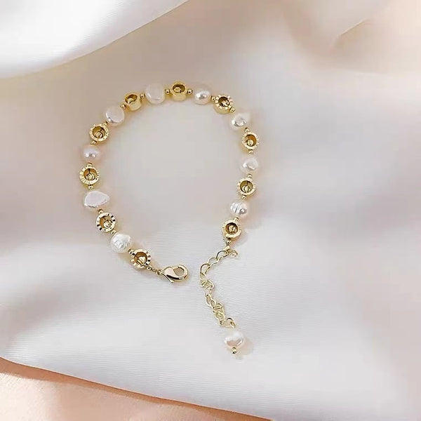 Bracelet cercle de perles d'eau douce
