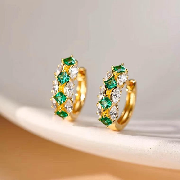 Boucle d'oreille en argent 925 Vintage Glamour