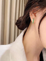 Boucle d'oreille en argent 925 Vintage Glamour
