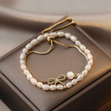 Bracelet Infinity de perles d'eau douce