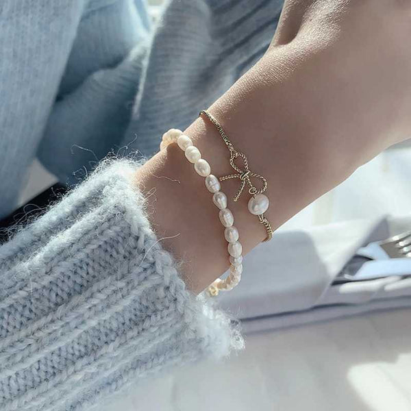 Bracelet Infinity de perles d'eau douce