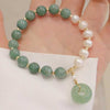 Bracelet perles de jade de Birmanie