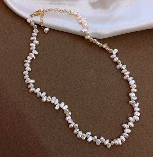 Collier et bracelet de perles naturelles